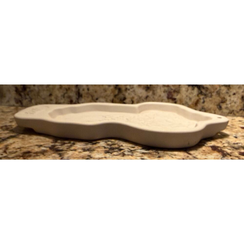 Vintage Longaberger Pottery Angel Cookie Mold 1996 Angel Series - Joy - Picture 8 of 12